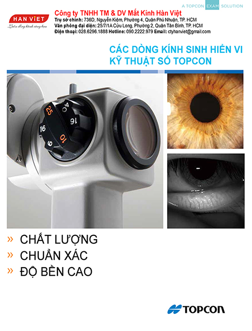 KÍNH SINH HIỂN VI KHÁM MẮT TOPCON SERIES D